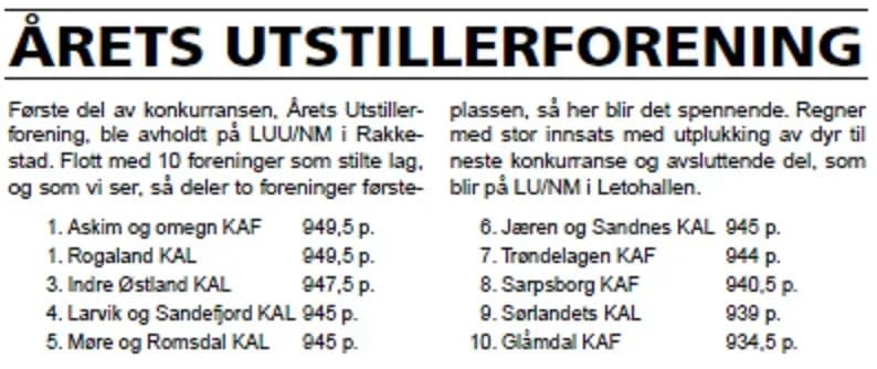 Åretst utstillerforening