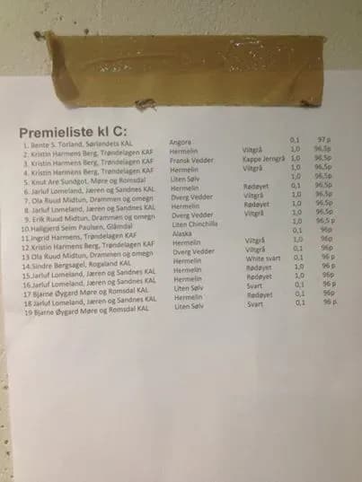 Klasse C